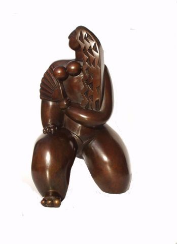 femme à l'éventail